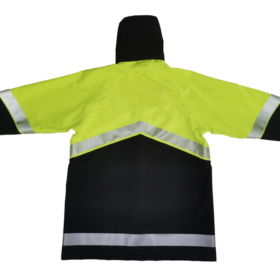 GORE-TEX PYRAD® 4SEASON CAT 3 FR/ARC Rated Breathable High Visibility Rainwear Coat Yellow/Black